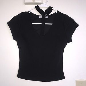 Black Choker Top